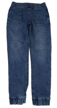 Tmavomodré cuff rifle Destination