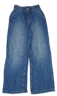 Modré wide leg rifle H&M