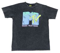 Tmavošedé tričko MTV George 