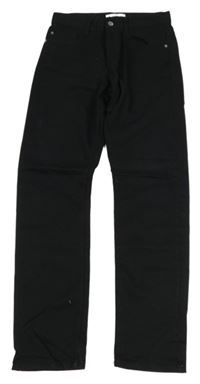 Černé slim fit rifle H&M