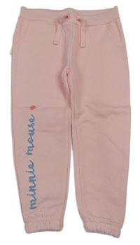 Světlerůžové tepláky s nápisem Disney