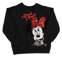 Černá mikina s Minnie Disney + George 