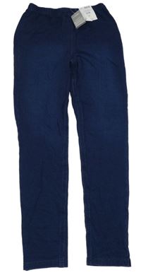 Nové - Tmavomodré legíny riflového vzhledu George 