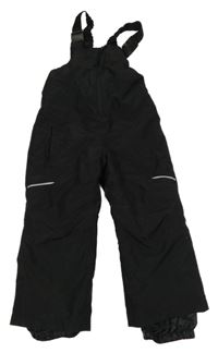 Nové - Černé funkční šusťákové oteplovačky Lupilu