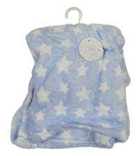 Nové - Světlemodrá hvězdičkovaná plyšová deka Pure Baby 