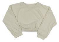 Bílá crop mikina Next 