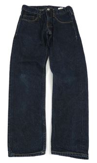 Tmavomodré slim rifle H&M