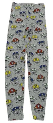 Šedé slim tepláky s Paw Patrol C&A
