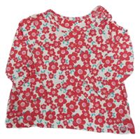 Bílé květované triko Mothercare