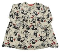 Světlebéžové teplákové šaty s Minnie George