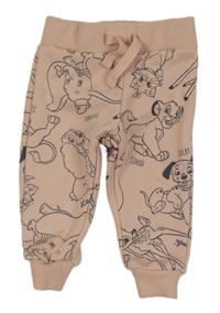 Pudrové tepláky s Disney zvířátky PRIMARK