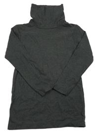 Tmavošedý melírovaný rolák POCOPIANO