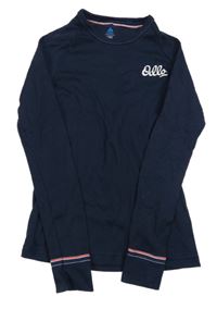 Tmavomodré thermo triko s logem Odlo