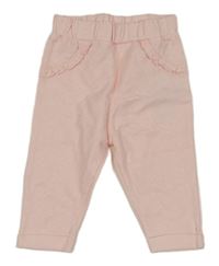 Světlerůžové třpytivé tepláky Ergee