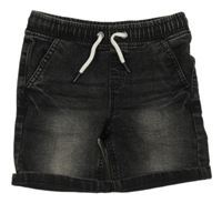 Černé teplákové riflové kraťasy TIFFOSI