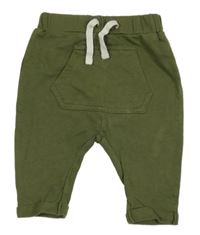 Khaki turecké tepláky s kapsou Matalan