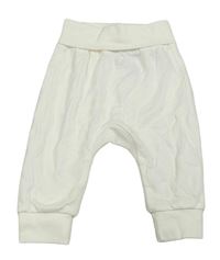Smetanové lehké tepláky H&M