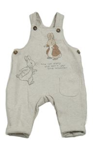 Béžové melírované laclové tepláky s Peter Rabbit