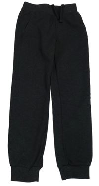 Antracitové melírované tepláky