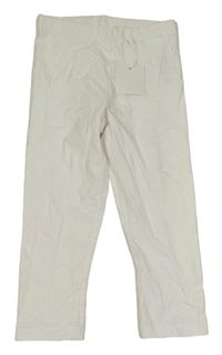 Nové - Bílé crop legíny Name it