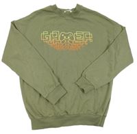 Khaki mikina s ovladači H&M