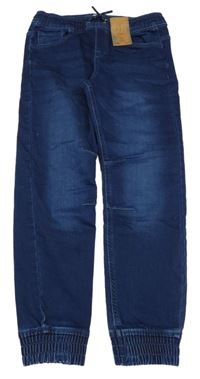 Nové - Modré jogger cuff rifle F&F