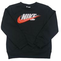 Černá mikina s logem Nike