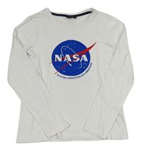 Bílé triko s Nasa 