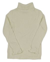 Smetanový lehký pletený rolák George