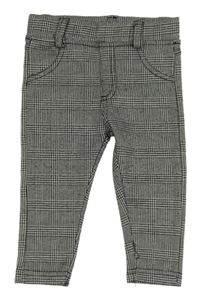 Černo-šedé kostkované tregíny