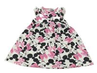 Bílo-černé šaty s Minnie Disney