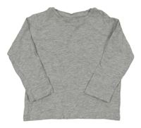 Šedé melírované triko H&M