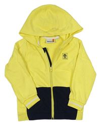 Žluto-černá propínací mikina s kapucí Timberland