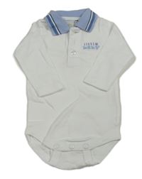 Bílo-modré body s límečkem Lindex