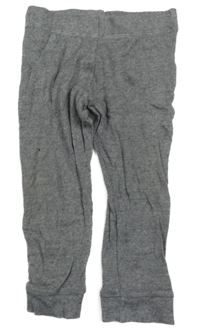 Šedé melírované lehké tepláky F&F