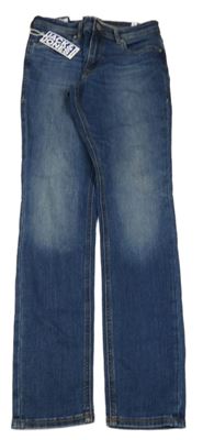 Nové - Tmavomodré teplákové skinny rifle Jack & Jones