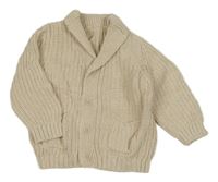 Béžový propínací svetr Matalan