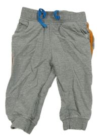 Šedo-oranžové tepláky Liegelind