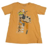 Oranžové tričko s chlapcem - Naruto 