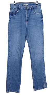 Dámské světlemodré baggy rifle Pull&Bear 