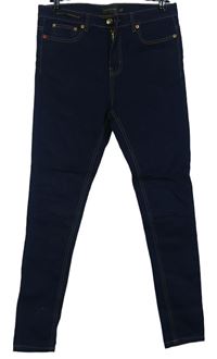 Dámské tmavomodré skinny rifle Bucks Couture 
