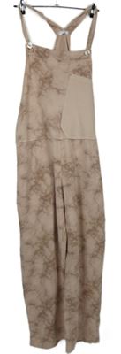 Dámské světlerůžové vzorované teplákové lacláče 