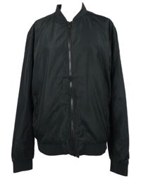 Pánský černý šusťákový jarní bomber Brave Soul