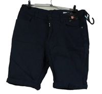 Nové - Pánské tmavomodré riflové kraťasy F&F vel. 36