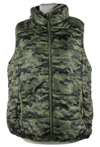 Dámská army šusťáková zateplená vesta Janina 