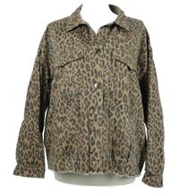 Dámská béžovo-černá vzorovaná riflová bunda Monki 