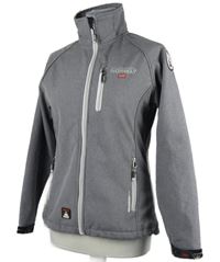 Dámská šedá softshellová outdoorová bunda Geographical Norway 