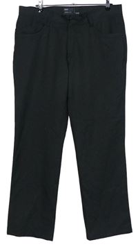 Pánské šedo-černé proužkované společenské kalhoty zn. Next vel. 38R 