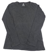 Tmavošedé triko H&M
