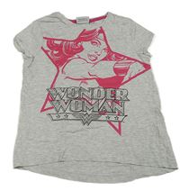 Šedé tričko s Wonder Woman